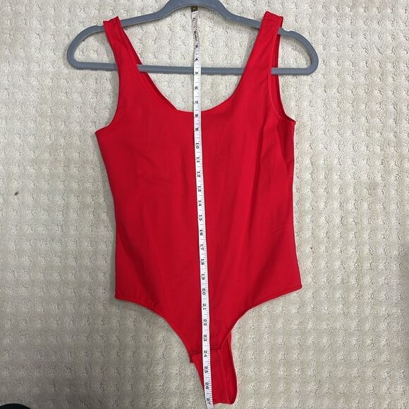 Tristan Women’s Red Bodysuit, Size Small - Picture 4 of 7